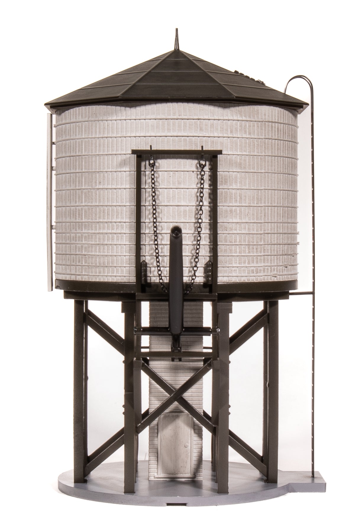 Broadway Limited Imports HO Operating Water Tower w/ Sound, MILW, Weathered — product view 1