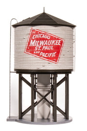 Broadway Limited Imports HO Operating Water Tower w/ Sound, MILW, Weathered — product view 5