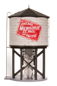 Broadway Limited Imports HO Operating Water Tower w/ Sound, MILW, Weathered — product view 5