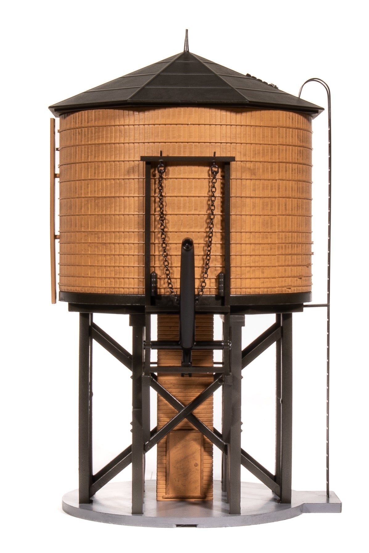 Broadway Limited Imports HO Operating Water Tower w/ Sound, NP, Weathered — product view 1