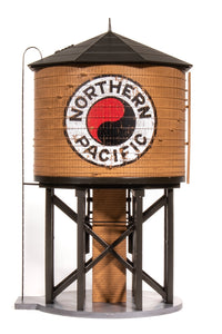 Broadway Limited Imports HO Operating Water Tower w/ Sound, NP, Weathered — product view 5