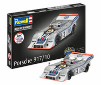 Revell77738 Porsche917/10 starter kit box with assembled example