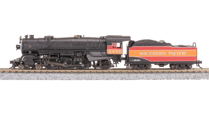 Broadway Limited Imports N Heavy Pacific 4-6-2, SP 2491, Daylight Fantasy Scheme, Paragon4 Sound/DC/DCC — product view 1