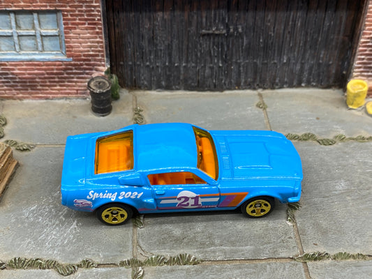 Loose Hot Wheels - 1967 Ford Mustang Fastback - Blue Easter 2021