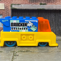 Loose Hot Wheels - Brickin Delivery - Yellow and Blue