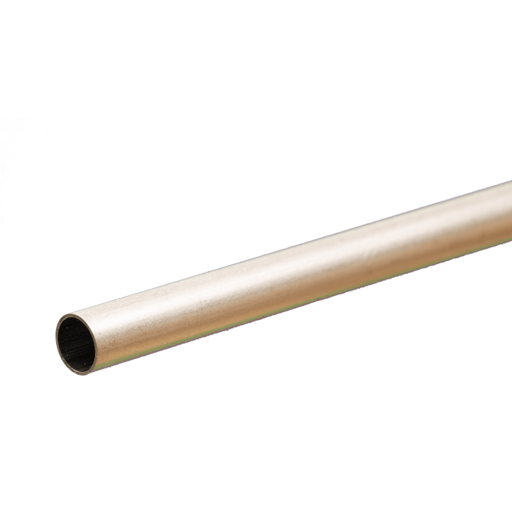 K&S 8106 Aluminum Tube, 1/4 in OD x 0.014 in Wall x 12 in