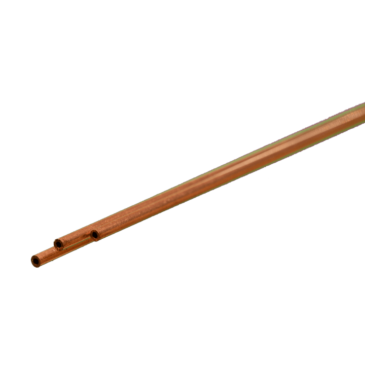 K&S 8117 Round Copper Tube – 1/16 x 12 Inches, 3 Pieces