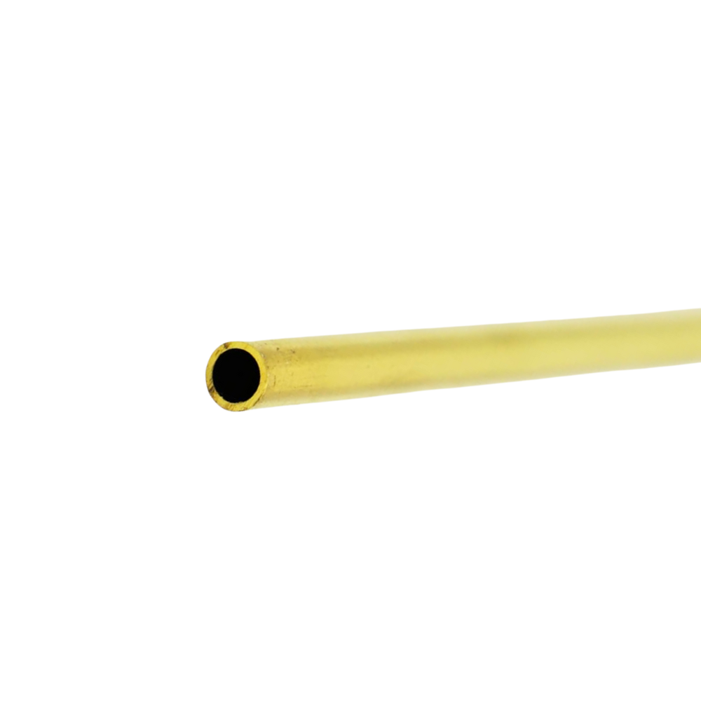 Bendable Brass Fuel Tube: 1/8" OD x 0.014" Wall x 12" Long (1 Piece) — exact product view