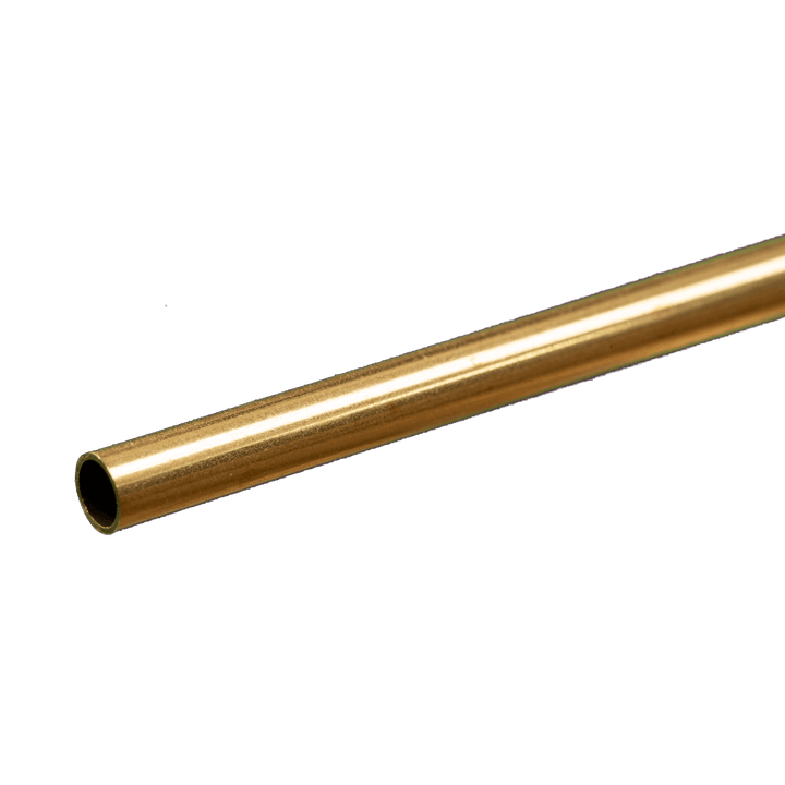K&S 8129 Brass Tube, 3/16 in OD x 0.014 in Wall x 12 in