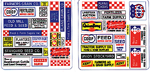 Blair Line 157 Storefront & Advertising Signs Feed & Seed Store HO Scale — exact product reference