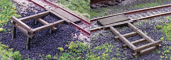 Blair Line 124 Handcar Set-Off - Kit (Laser Cut Wood) 1 x 11/16" 2.5 x 1.8cm pkg(3) HO Scale exact product reference