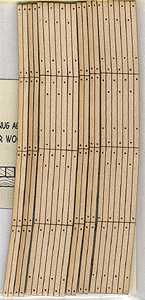 Blair Line 126 Laser-Cut Curved 2-Lane Wood Grade Crossing pkg(2) 18" 45.7cm Radius HO Scale — exact product view