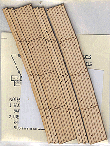 Blair Line 129 Laser-Cut Curved 2-Lane Wood Grade Crossing pkg(2) 30" Radius HO Scale — exact product reference