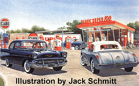 Blair Line 187 Clark Oil Gas Station Kit - 4 x 3" 10 x 7.5cm HO Scale — exact product reference