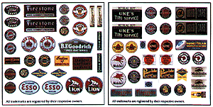 Blair Line 141 Storefront & Advertising Signs Oil & Automotive HO Scale exact product reference