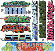 Blair Line 2260 Graffiti Decals Mega Set Set #11 pkg(9) HO Scale exact product reference