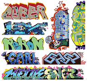 Blair Line 2261 Graffiti Decals Mega Set Set #12 pkg(8) HO Scale — exact product reference