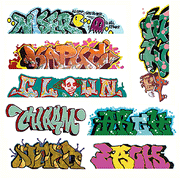 Blair Line 2248 Graffiti Decals Mega Set Set #5 pkg(8) HO Scale — exact product reference