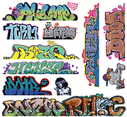 Blair Line 2259 Graffiti Decals Mega Set Set #10 pkg(11) HO Scale — exact product reference