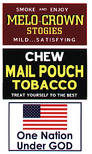 Blair Line 2254 Barn Sign Decals Set #5 - Melo Crown Stogies Mail Pouch One Nation HO Scale — exact product reference