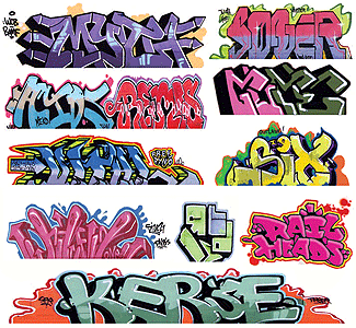 Blair Line 2257 Graffiti Decals Mega Set Set #8 pkg(11) HO Scale — exact product reference