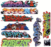Blair Line 2258 Graffiti Decals Mega Set Set #9 pkg(9) HO Scale — exact product reference