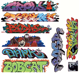Blair Line 2258 Graffiti Decals Mega Set Set #9 pkg(9) HO Scale — exact product reference