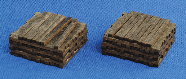 Blair Line 2811 Pile O' Ties Assembled - Stained pkg(2) HO Scale — exact product reference