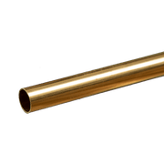 K&S 8134 Round Brass Tube: 11/32" OD x 0.014" Wall x 12" Long (1 Piece)– product image 1