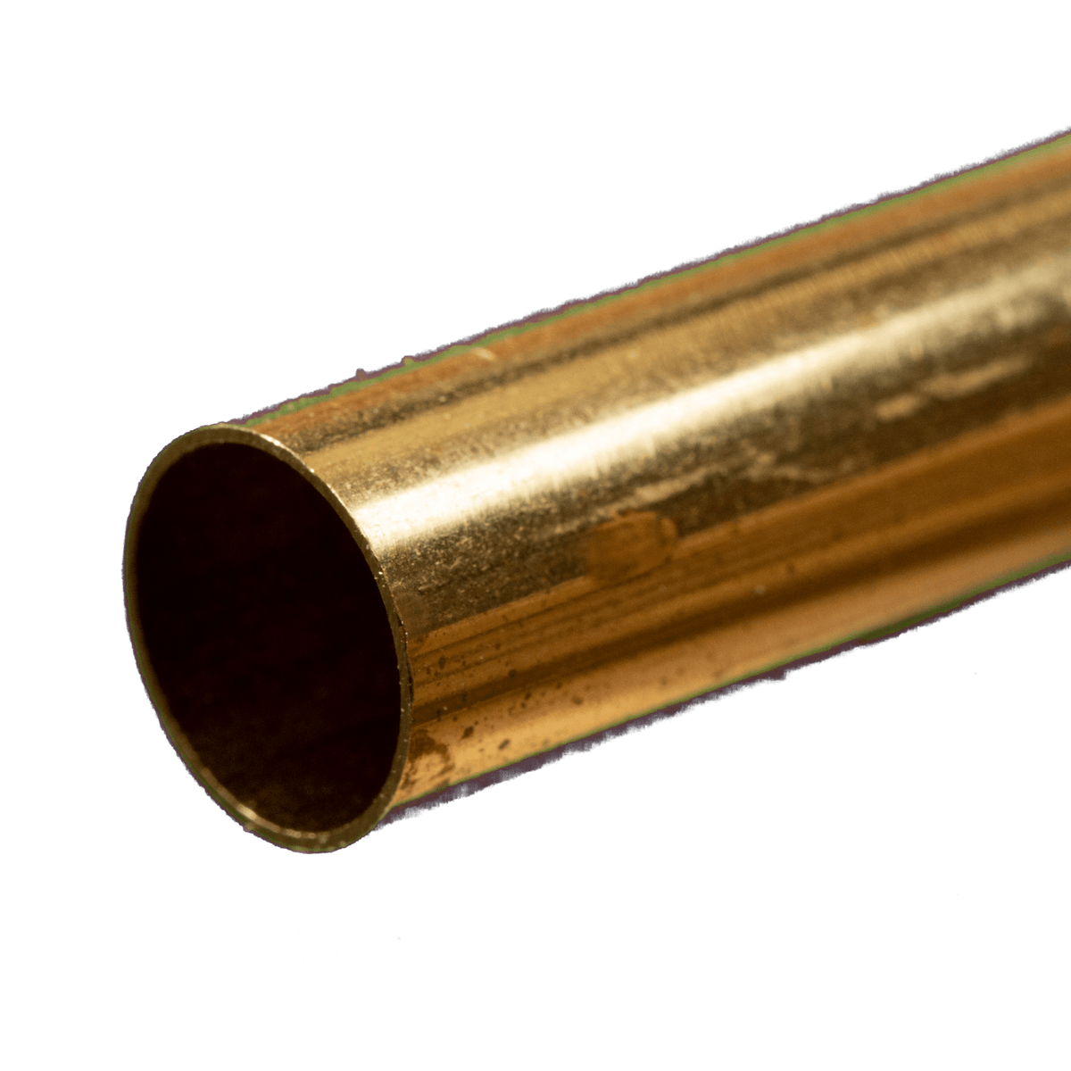 K&S 8137 Round Brass Tube, 7/16 in OD x 0.014 in Wall x 12 in– product image