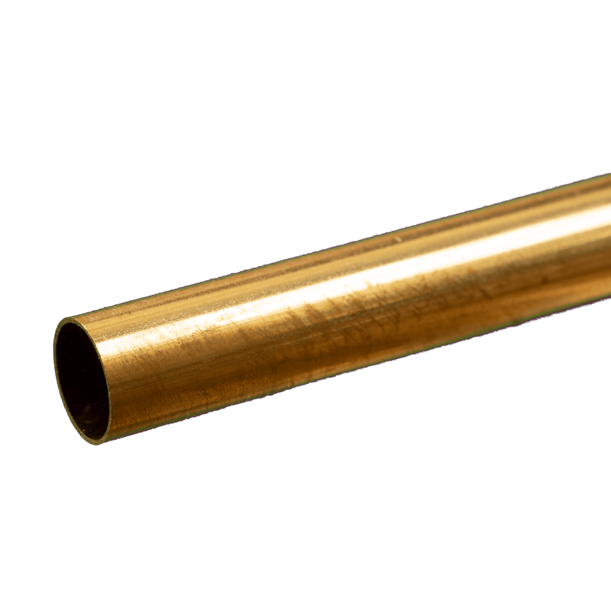 K&S 8140 Round Brass Tube – 17/32 Inch OD x 12 Inch, One Piece– product image