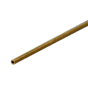 K&S 815035 Round Brass Tube, 1/32 in OD x 0.006 in Wall x 12 in– product image 1