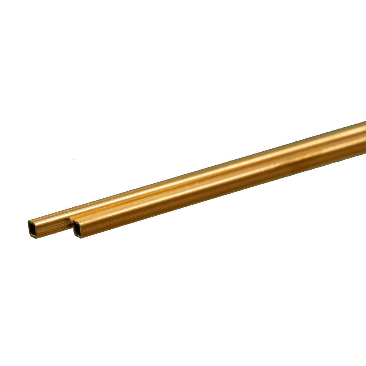 K&S 8150 actual square brass tube 3/32inchOD product closeup