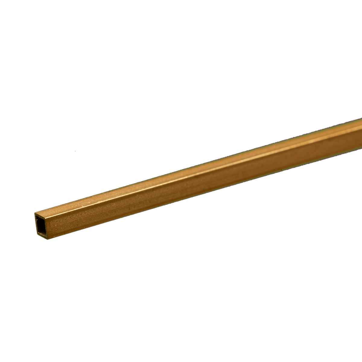 K&S 8151 Square Brass Tube: 1/8" OD x 0.014" Wall x 12" Long (1 Piece)– product image