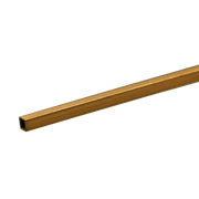 K&S 8151 Square Brass Tube: 1/8" OD x 0.014" Wall x 12" Long (1 Piece)– product image 1