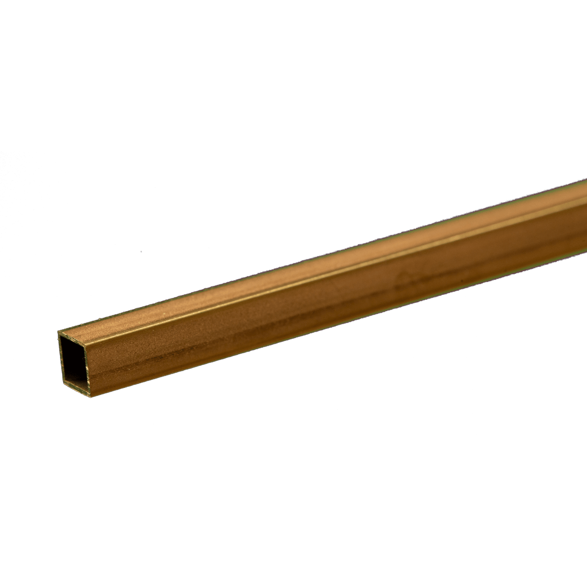 K&S 8153 Square Brass Tube: 3/16" OD x 0.014" Wall x 12" Long (1 Piece)– product image