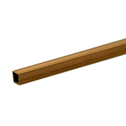 K&S 8153 Square Brass Tube: 3/16" OD x 0.014" Wall x 12" Long (1 Piece)– product image 1