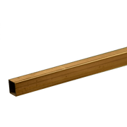 K&S 8154 Square Brass Tube: 7/32" OD x 0.014" Wall x 12" Long (1 Piece)– product image 1