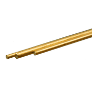 K&S 8158 actual Round Brass Rod Assortment .072 / .081 / .114 in – 3 Pack