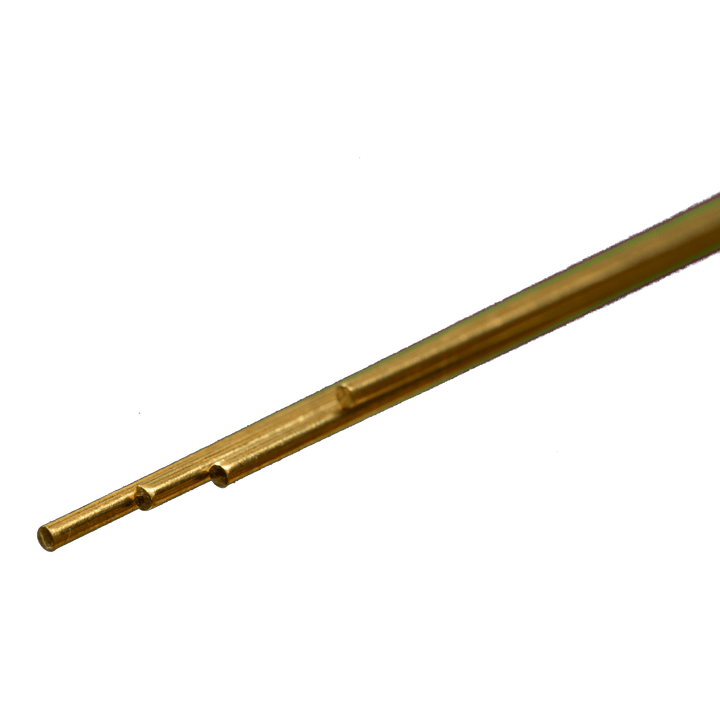 K&S 8161 Round Brass Rods – 3/64 Inch x 12 Inch, 4 Pack