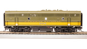 Broadway Limited Imports HO EMD F3 A/B, CN 9003/9004, Olive Green & Imitation Gold, A-unit Paragon4 Sound/DC/DCC, Unpowered B-unit — product view 5
