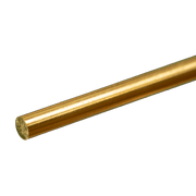 K&S 8166 Solid Brass Rod, 3/16 in Diameter x 12 in– product image 1