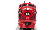 Broadway Limited Imports HO EMD F3A, LV 512, Cornell Red w/ Black Stirpes, Paragon4 Sound/DC/DCC — product view 3