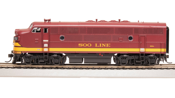 Broadway Limited Imports HO EMD F3A, SOO 202A, Maroon & Imitation Gold, Paragon4 Sound/DC/DCC — product view 1