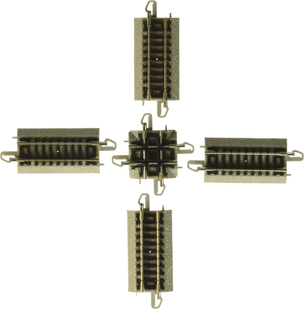 Bachmann 44841 N-scale 90-degree crossing and four extension sections
