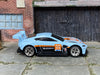 Custom Hot Wheels - Astin Martin Vantage GTE - Blue GULF - Chrome Mag Wheels - Rubber Tires