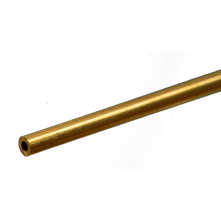 K&S 8205 actual round brass tube with 1/8 inch outside diameter
