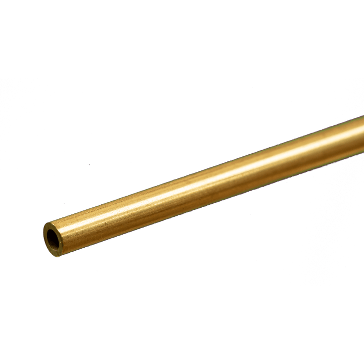 K&S 8206 actual round brass tube with 5/32 inch outside diameter