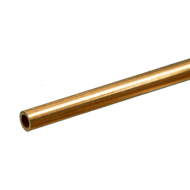 K&S 8207 actual Round Brass Tube 3/16 in OD × .029 in Wall × 12 in