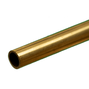 K&S 8210 actual round brass tube with 9/32 inch outside diameter